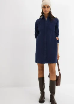 Vestido ajustado de pana