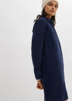 Vestido ajustado de pana