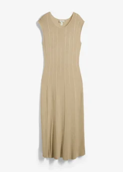 Vestido ajustado de punto de mezcla de viscosa