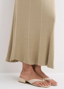 Vestido ajustado de punto de mezcla de viscosa