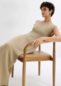 Vestido ajustado de punto de mezcla de viscosa
