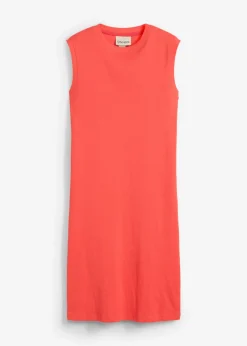 Vestido ajustado de punto de algodón orgánico puro