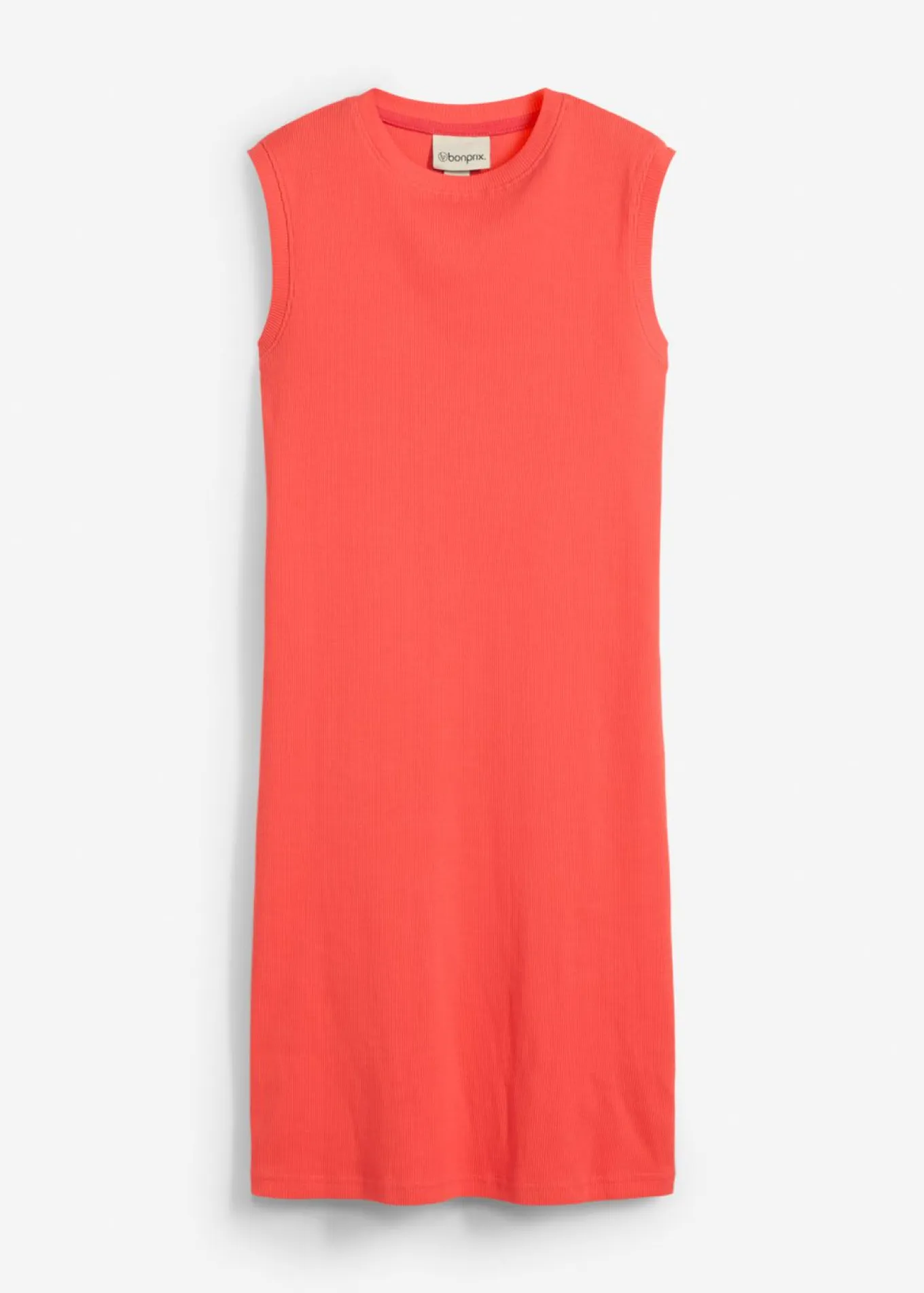 Vestido ajustado de punto de algodón orgánico puro