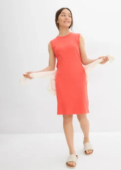 Vestido ajustado de punto de algodón orgánico puro