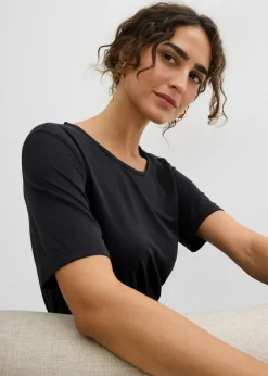 Vestido ajustado de punto de mezcla de viscosa suave