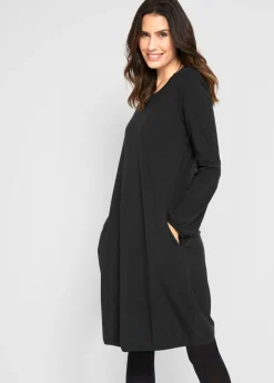 Vestido ancho de algodón
