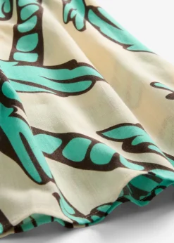 Vestido anudado al cuello con corte en A