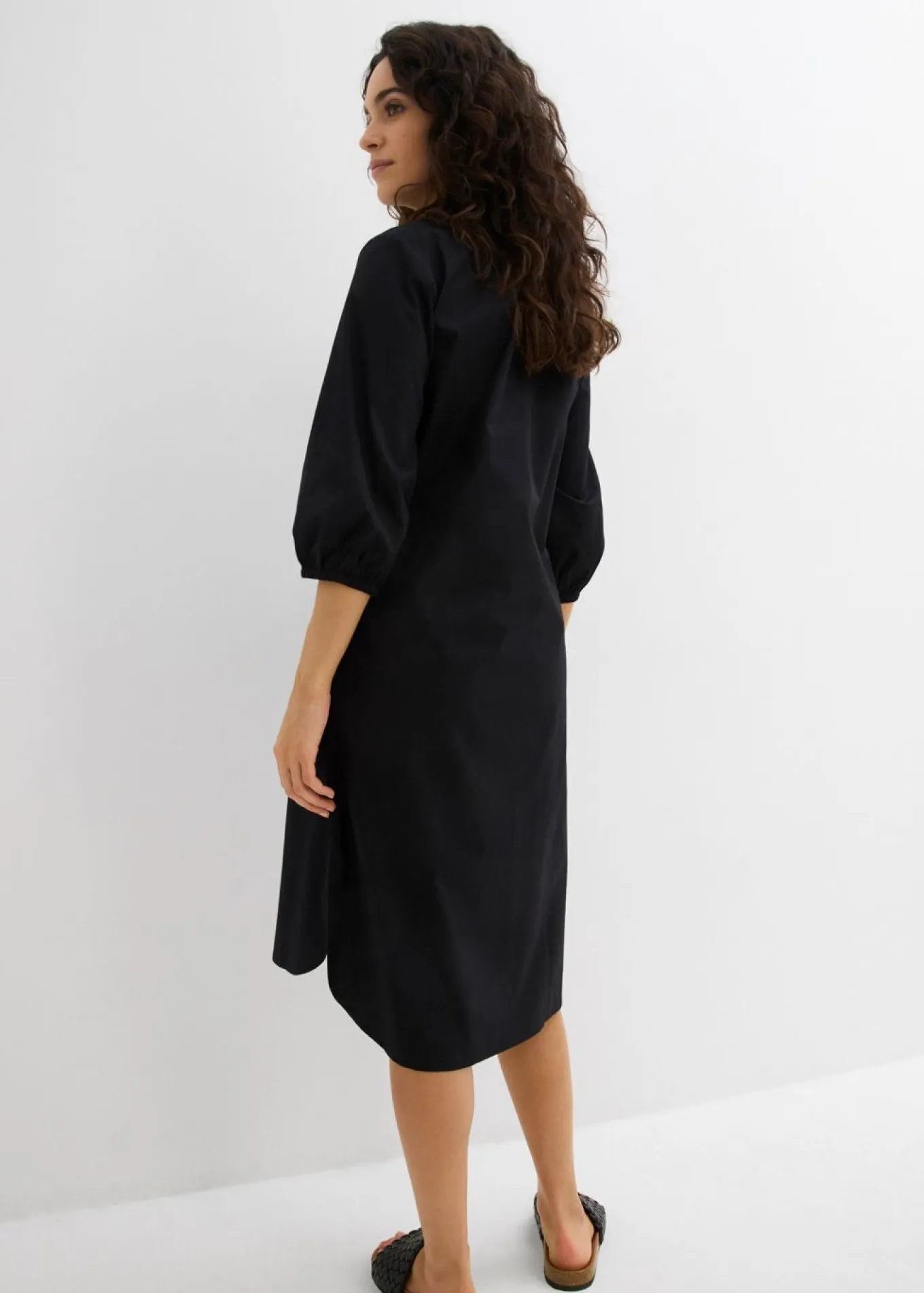 Vestido camisera de algodón ligero
