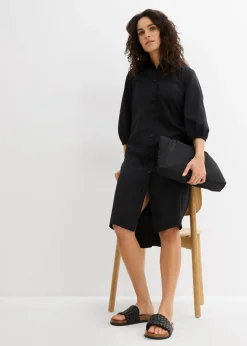 Vestido camisera de algodón ligero