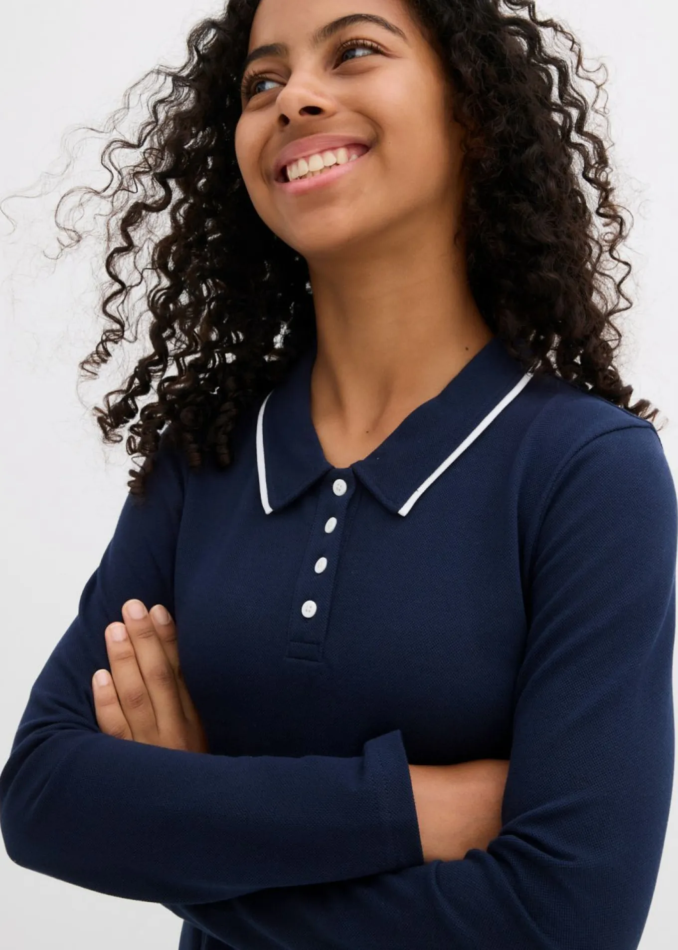 Vestido camisero acampanado de algodón orgánico puro