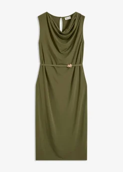 Vestido camisero con cinturón (conjunto de 2 piezas)