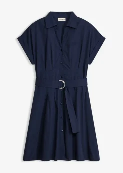 Vestido camisero con cinturón