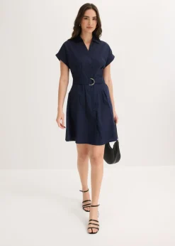 Vestido camisero con cinturón