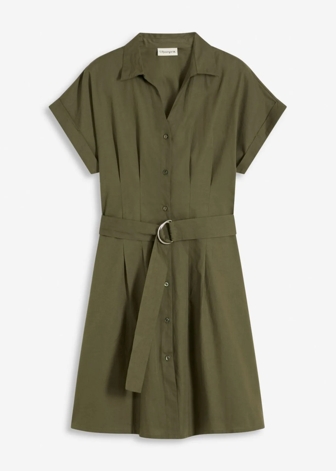 Vestido camisero con cinturón