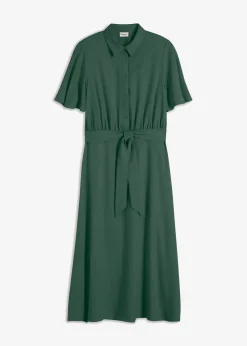 Vestido camisero con cordón