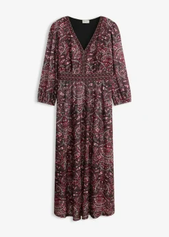 Vestido camisero con escote en V