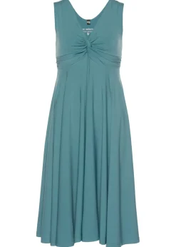 Vestido camisero con escote en V