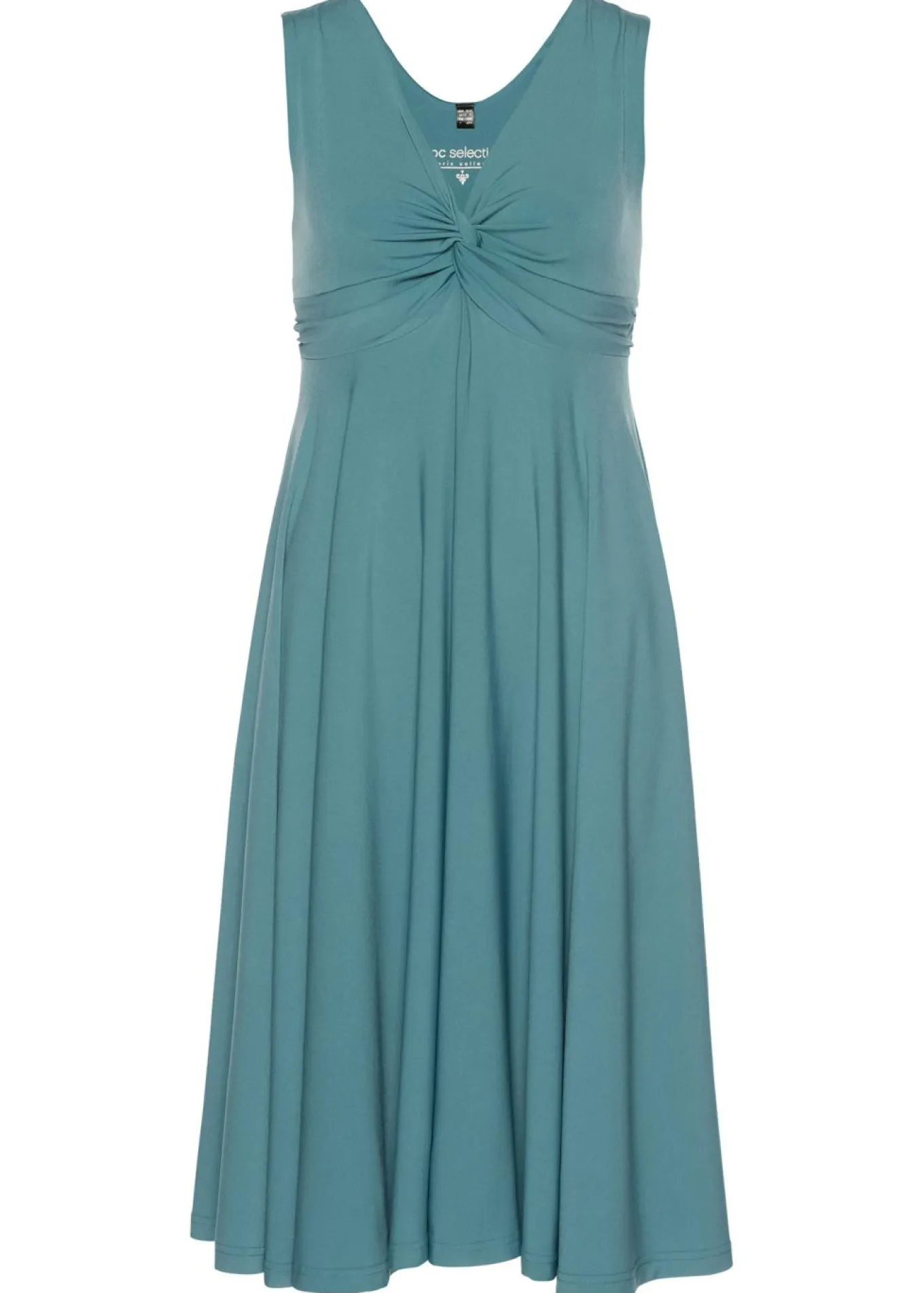 Vestido camisero con escote en V