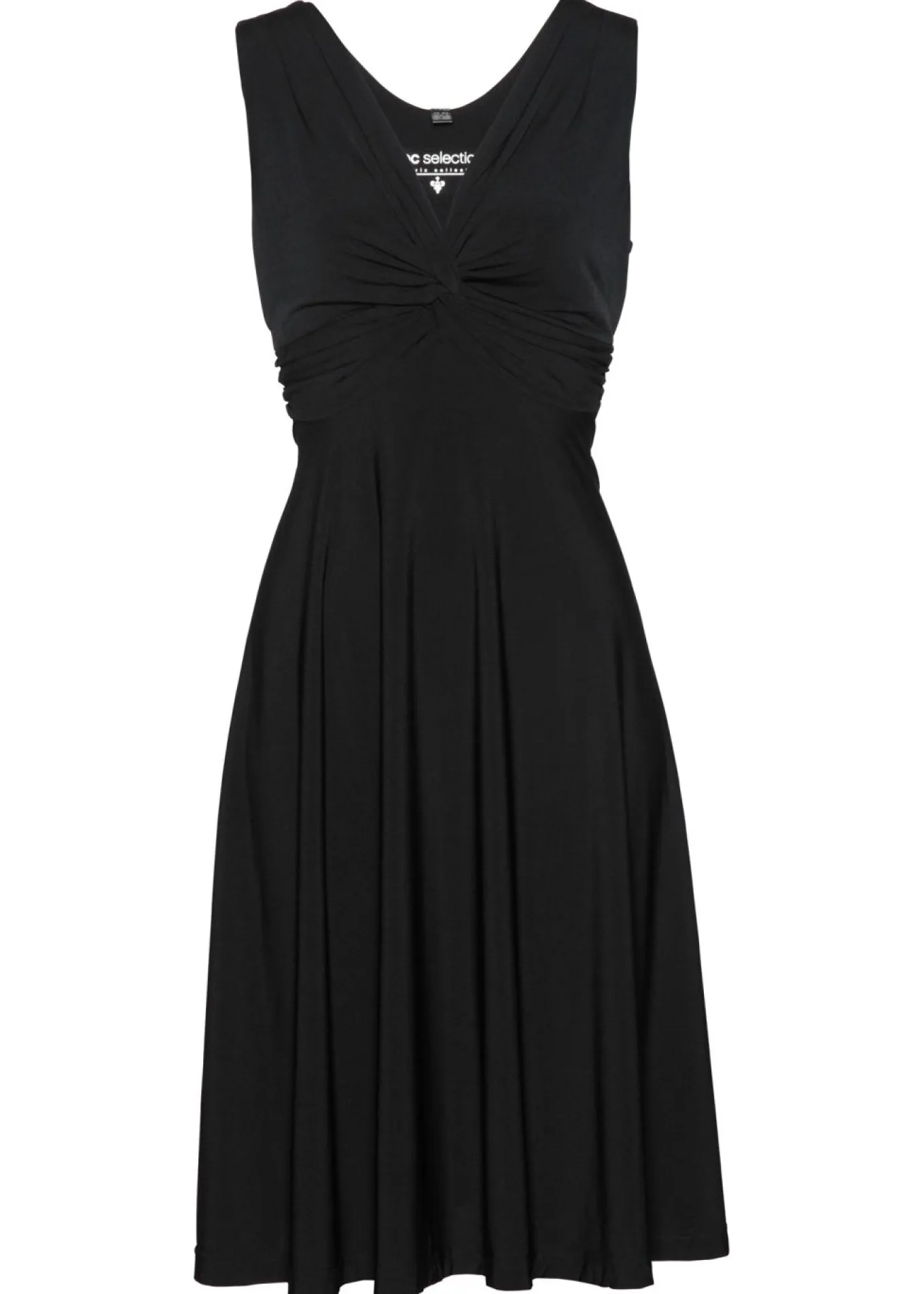 Vestido camisero con escote en V