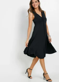 Vestido camisero con escote en V