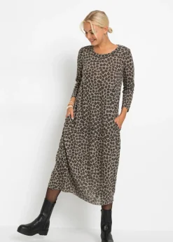 Vestido camisero con forma de globo
