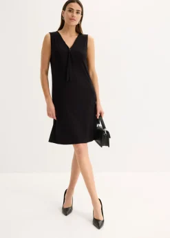 Vestido camisero con lazo