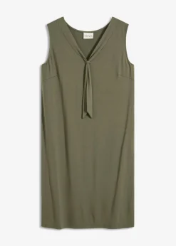Vestido camisero con lazo