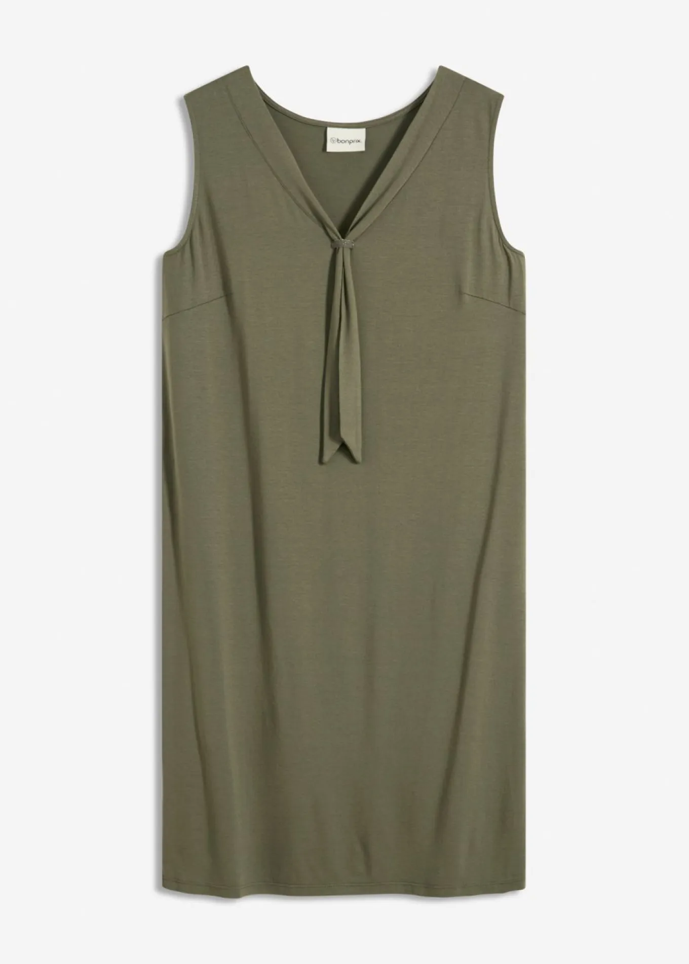 Vestido camisero con lazo