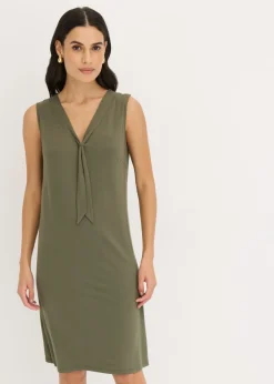 Vestido camisero con lazo