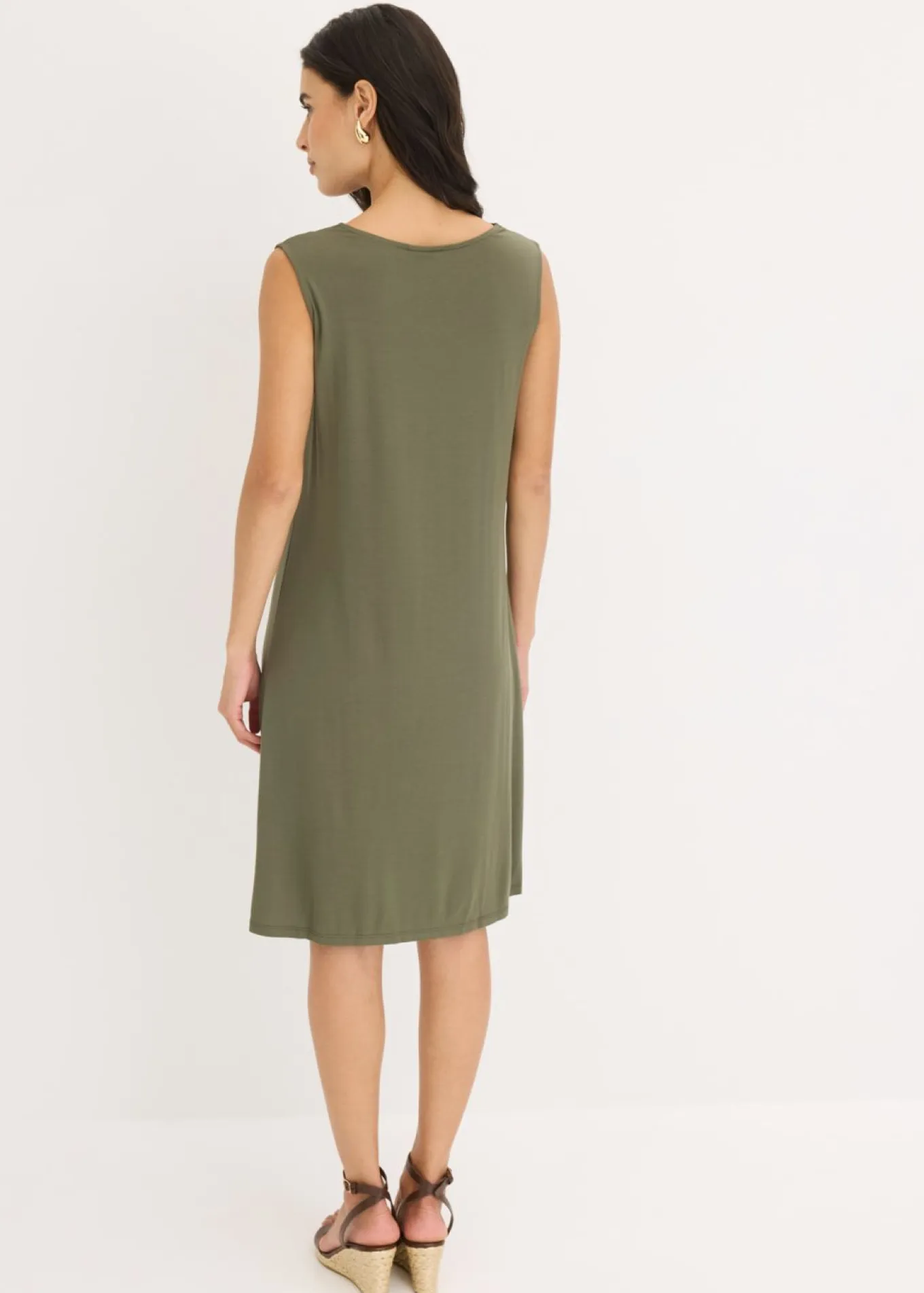 Vestido camisero con lazo