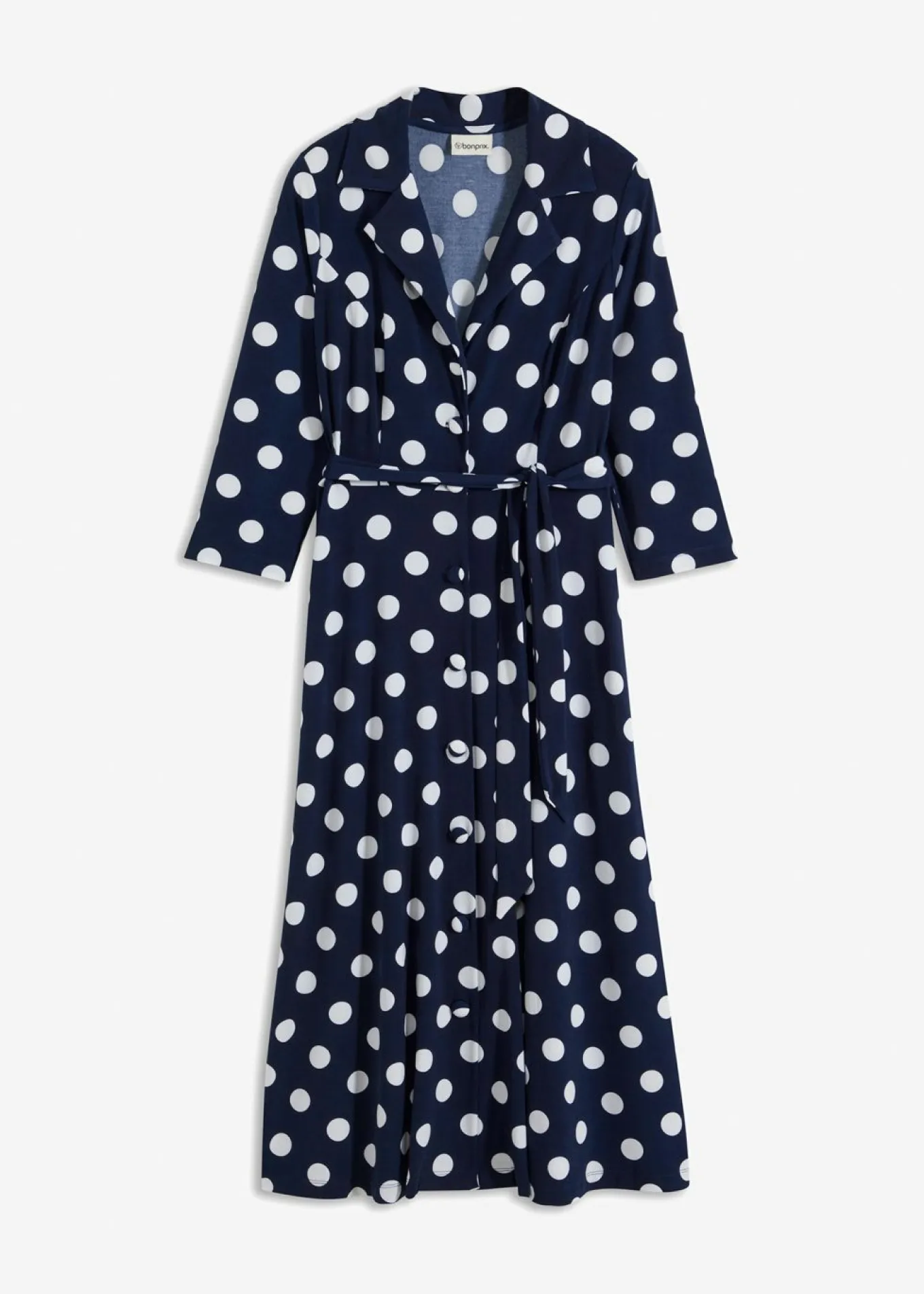 Vestido camisero con lazo (2 piezas)