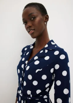 Vestido camisero con lazo (2 piezas)