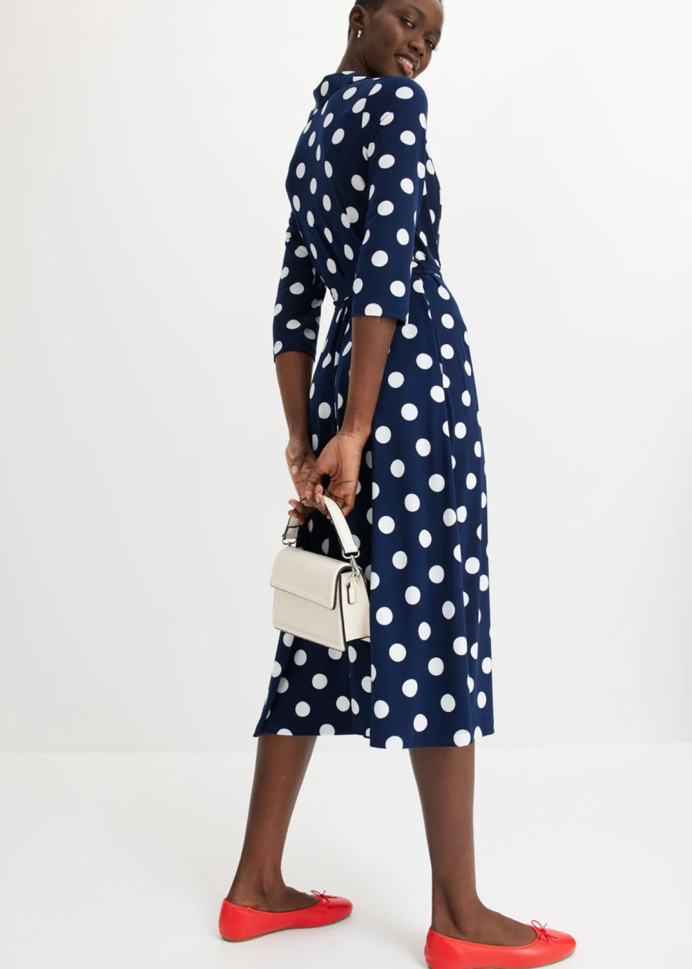 Vestido camisero con lazo (2 piezas)