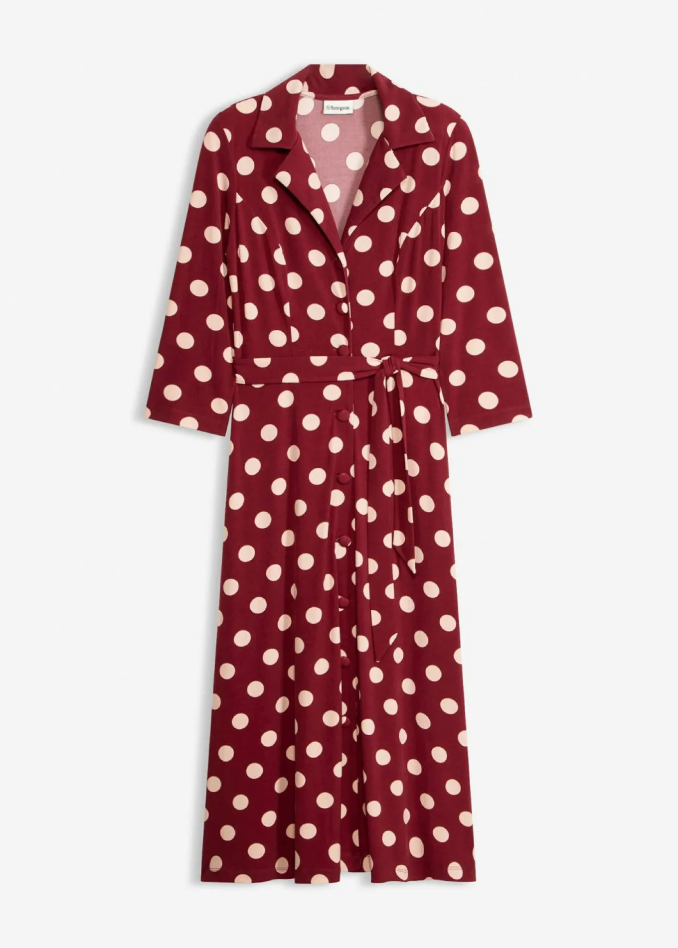 Vestido camisero con lazo (2 piezas)