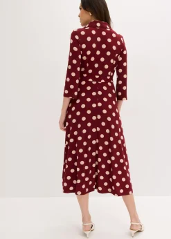 Vestido camisero con lazo (2 piezas)