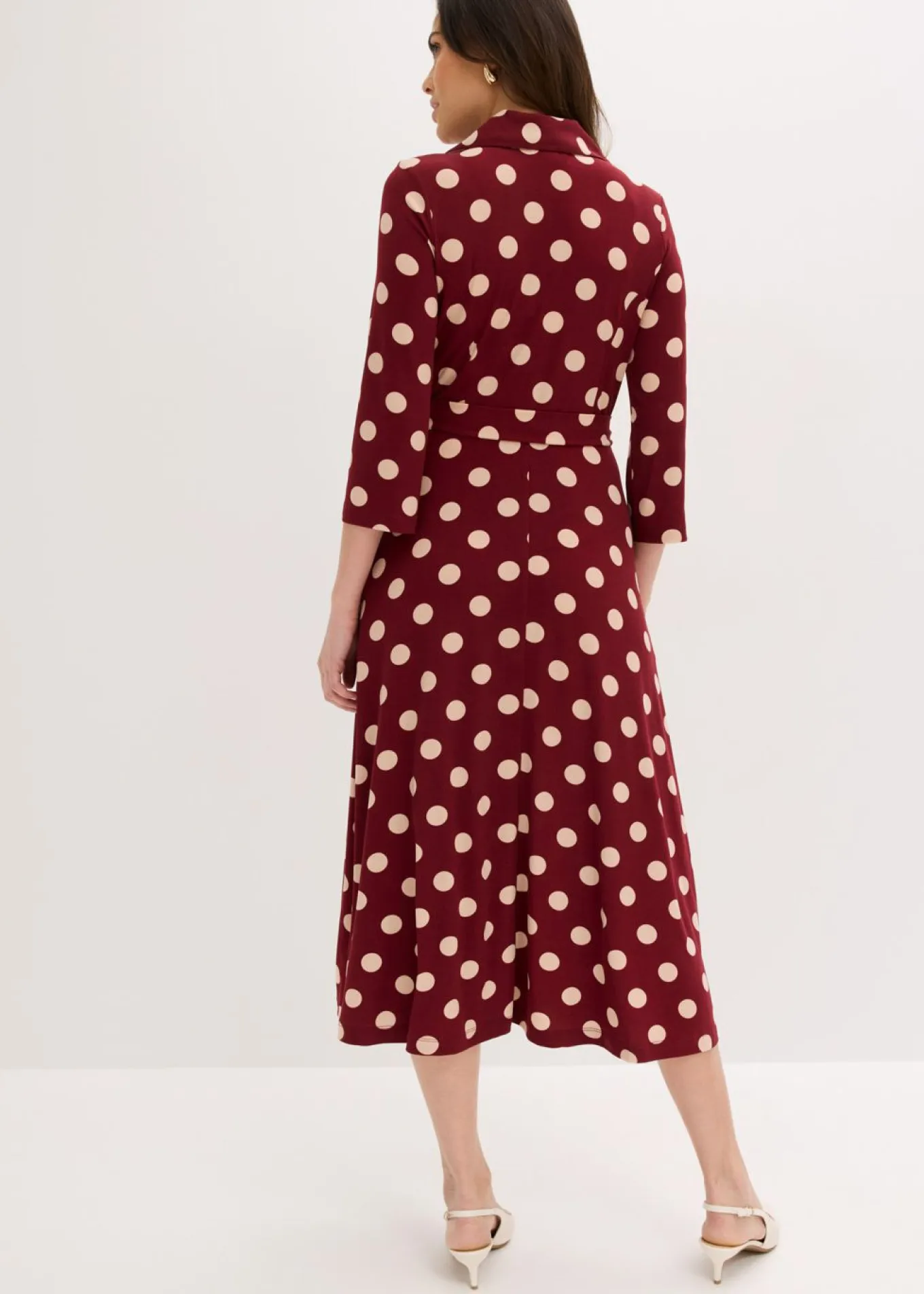 Vestido camisero con lazo (2 piezas)
