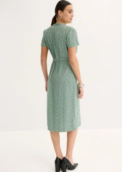 Vestido camisero con lunares