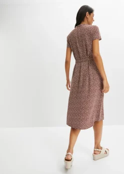 Vestido camisero con lunares