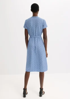 Vestido camisero con lunares