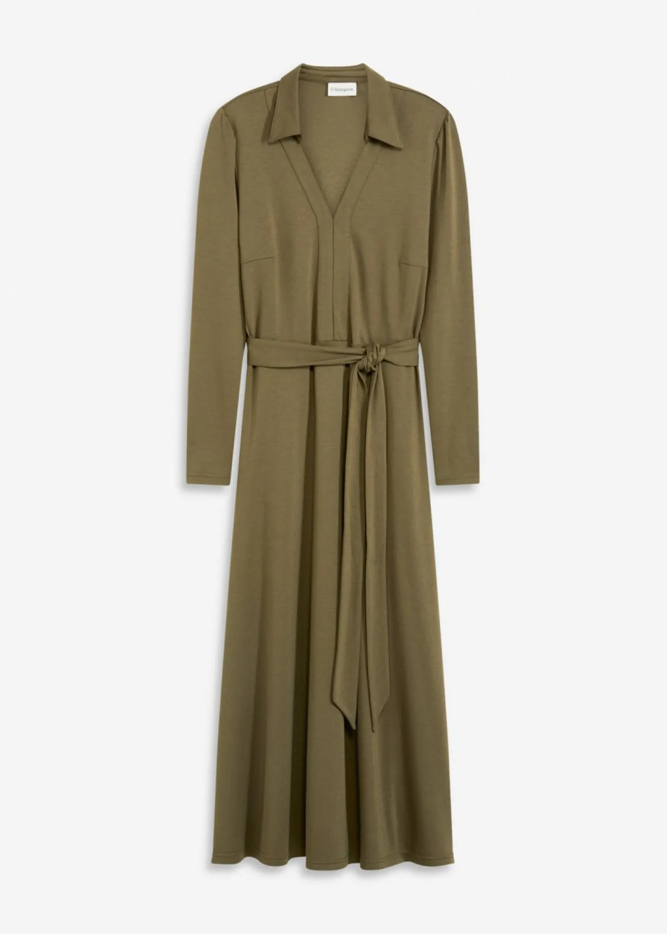 Vestido camisero con viscosa