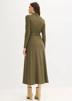 Vestido camisero con viscosa