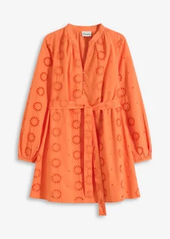 Vestido camisero de algodón orgánico puro