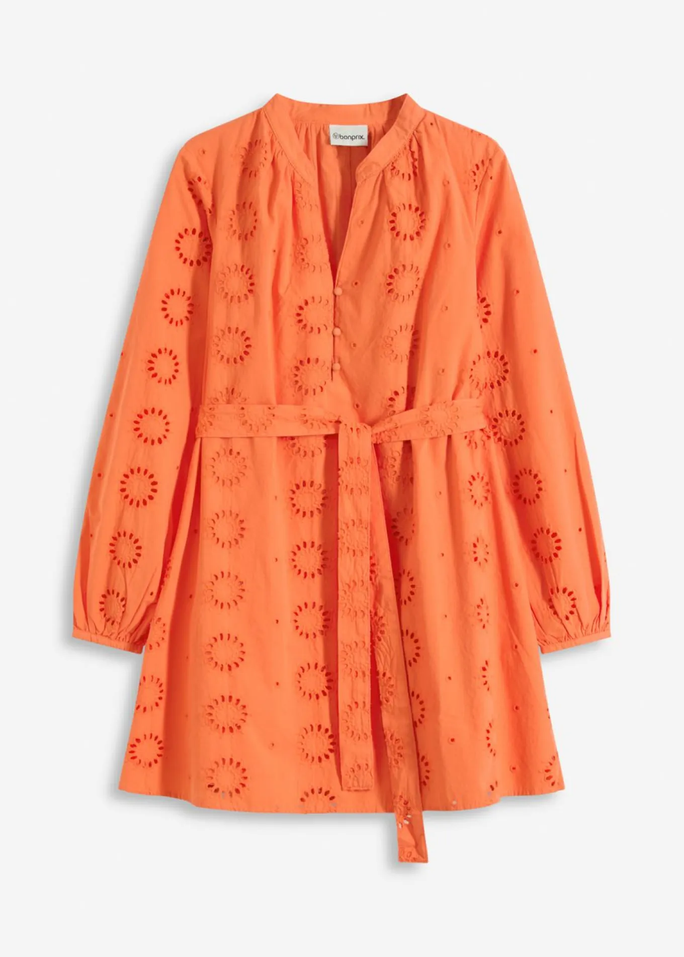 Vestido camisero de algodón orgánico puro