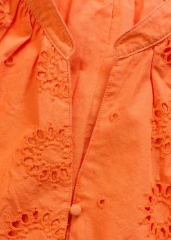 Vestido camisero de algodón orgánico puro