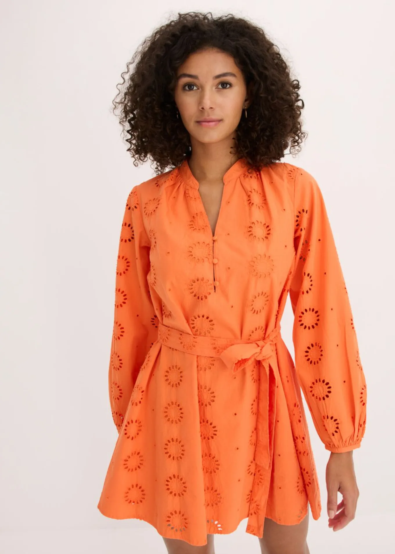 Vestido camisero de algodón orgánico puro