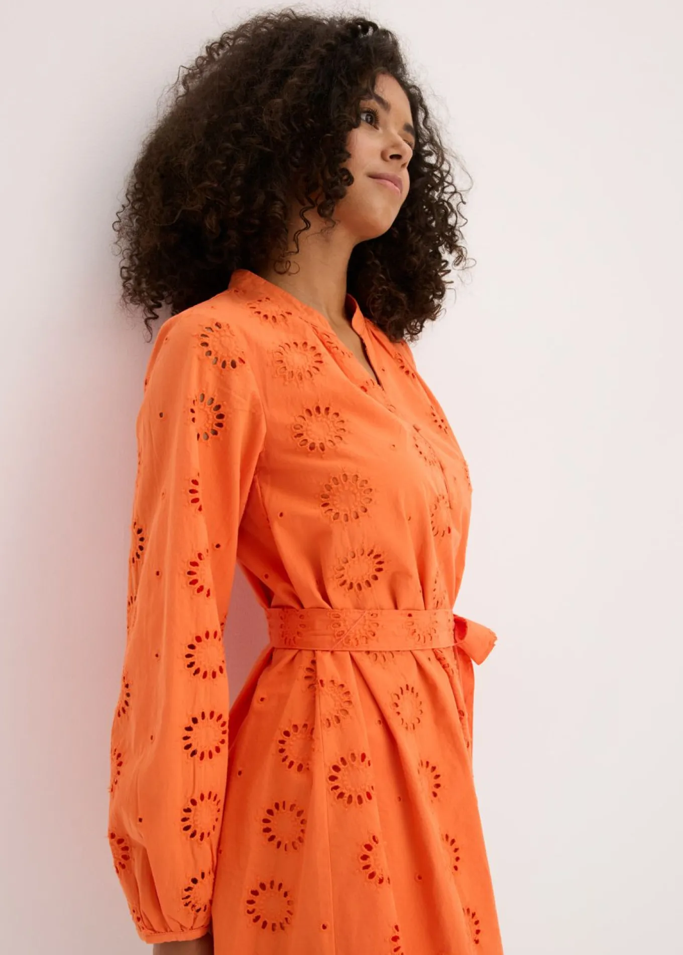 Vestido camisero de algodón orgánico puro