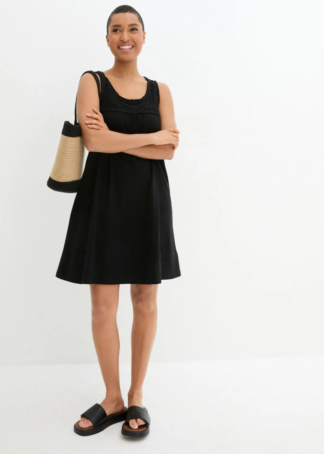 Vestido camisero de algodón orgánico puro