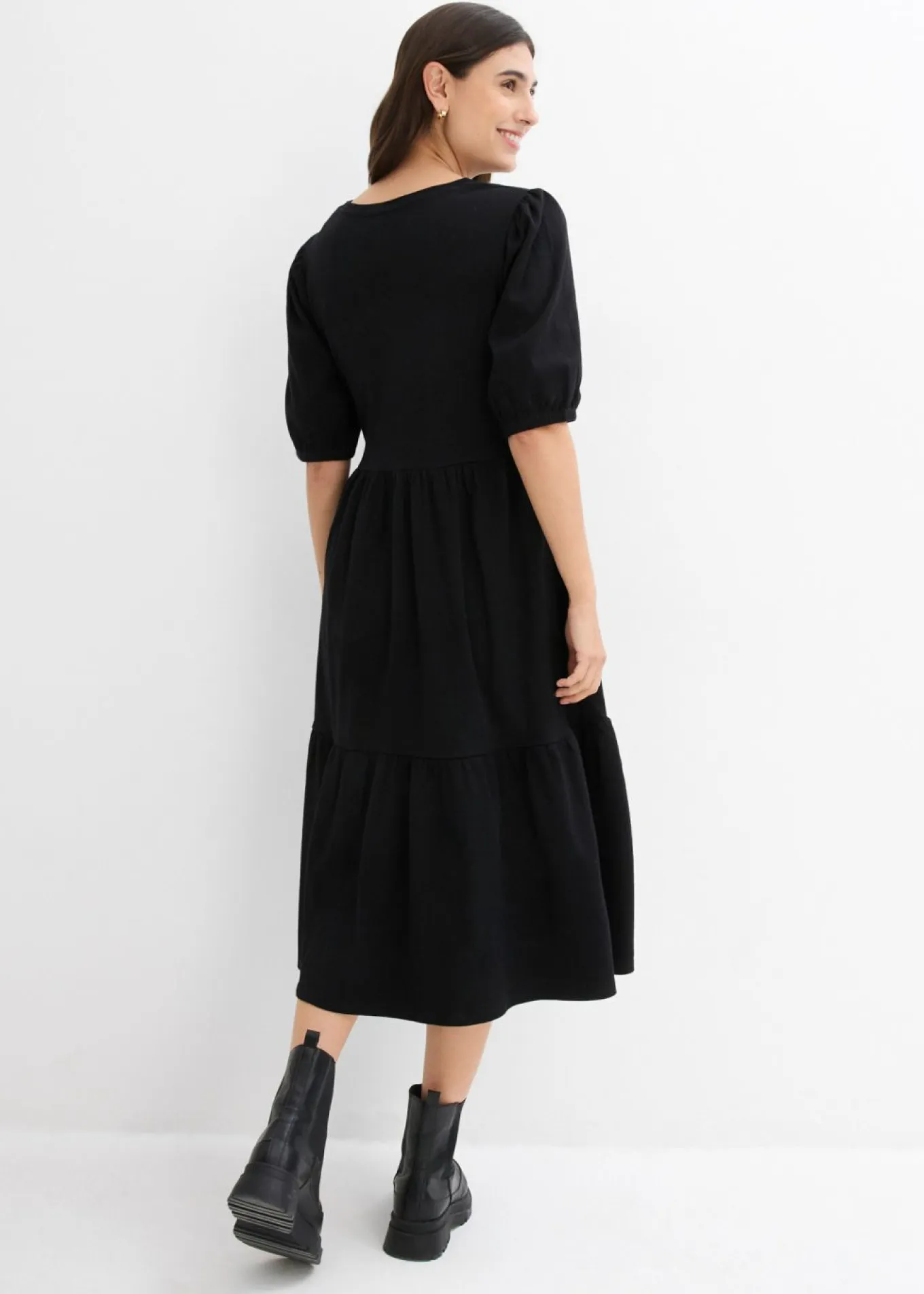 Vestido camisero de algodón puro