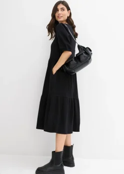 Vestido camisero de algodón puro