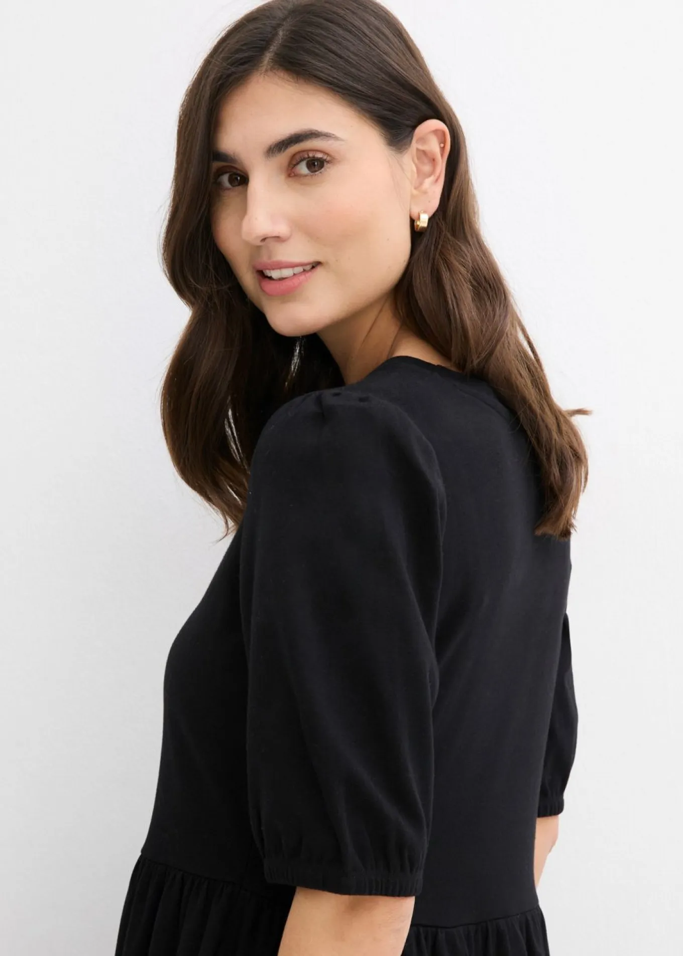 Vestido camisero de algodón puro